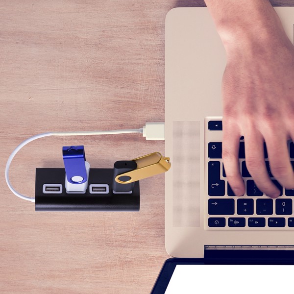 USB Hub Weeper - Silver