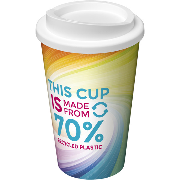 Brite-Americano® Eco 350 ml insulated tumbler - White