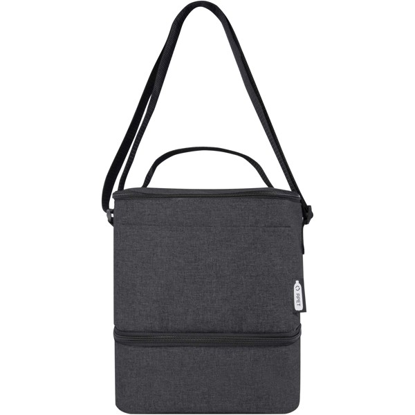 Tundra 9-can GRS RPET lunch cooler bag 9L - Heather Charcoal