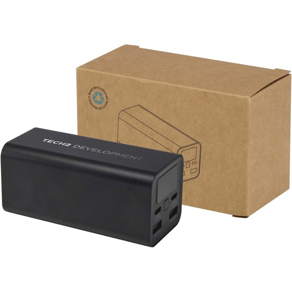 Acamar 20.000 mAh 70W recycled aluminium laptop power bank
