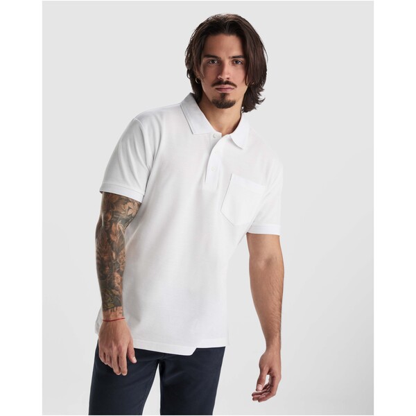 Centauro Premium short sleeve unisex polo - Red / 3XL