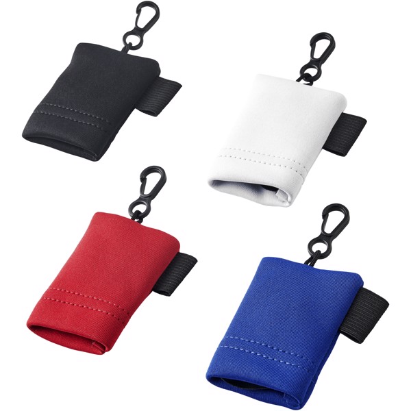 Bolsa de microfibra limpiadora para gafas de sol "Clear" - Rojo