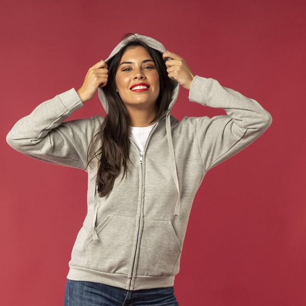 Adult Hooded + Zipper Sweatshirt "keya" SWZ280 - Yellow / M