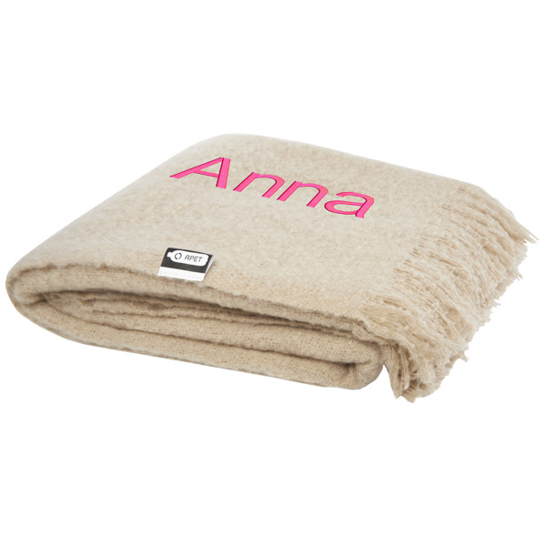 Ivy GRS certified RPET blanket - Beige