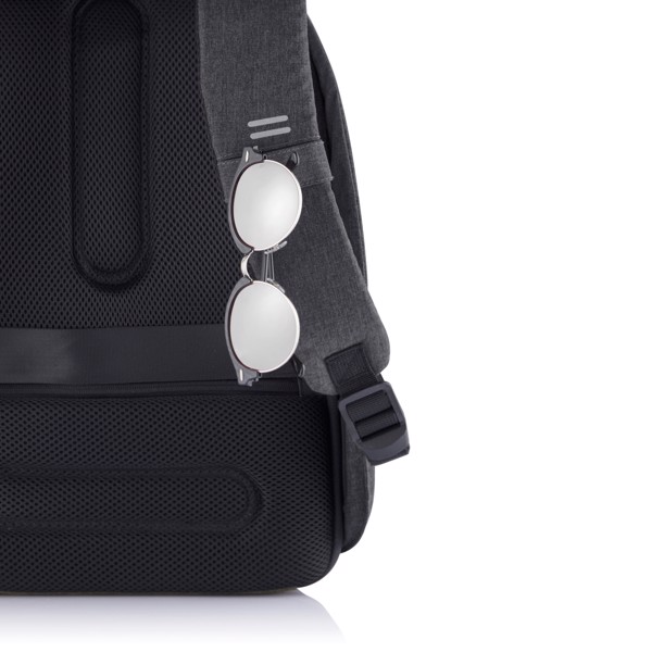 Bobby Hero Small, Anti-theft backpack - Anthracite / Grey