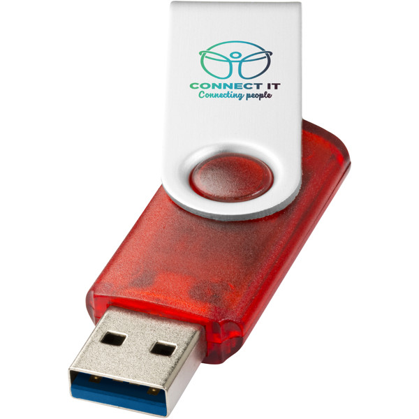 Rotate USB 3.0 translucent - Red / 16GB