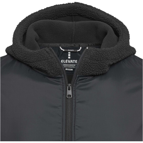 Evans unisex recycled sherpa fleece - Black / M