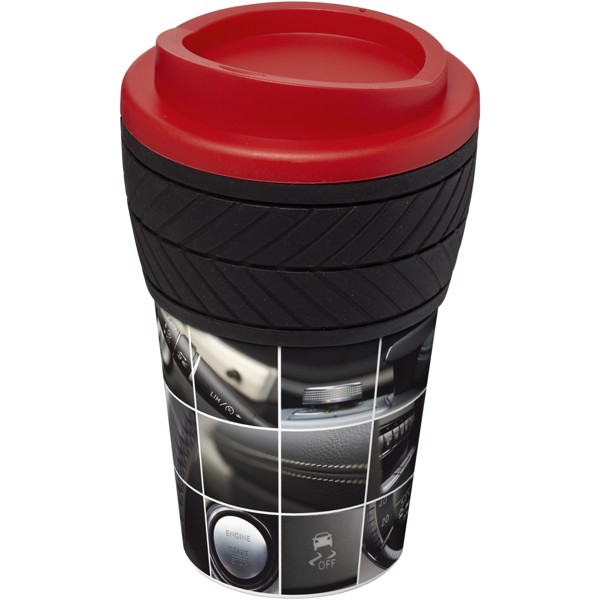 Termo hrnek Brite-Americano® pneumatika 350 ml - Červená s efektem námrazy