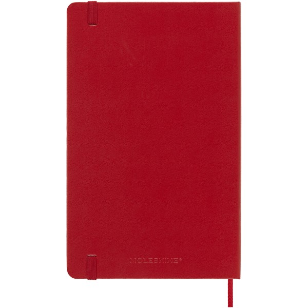 Moleskine hard cover 12 month L daily planner - Scarlet Red