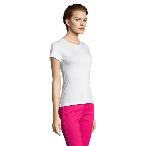 MISS WOMEN T-SHIRT 150g - White / S