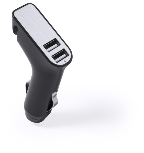 USB Car Charger Santer - White