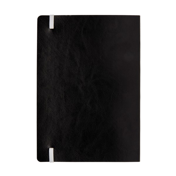 Poznámkový blok s měkkou vazbou a barevnými okraji