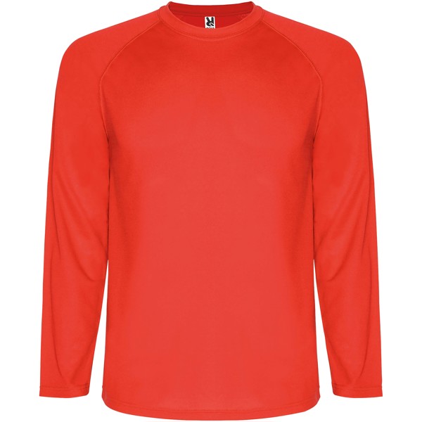 Montecarlo long sleeve kids sports t-shirt - Red / 4