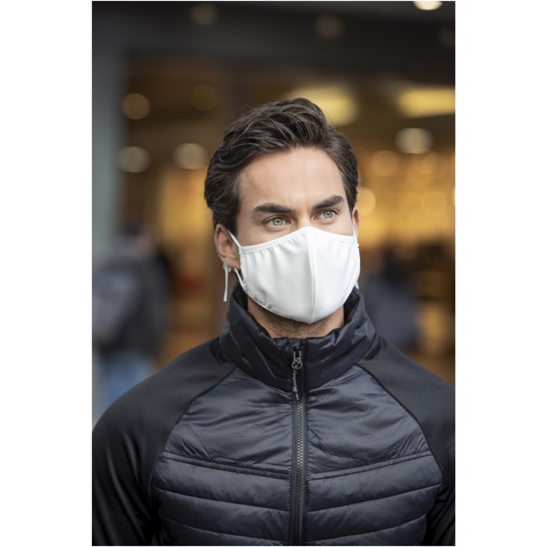 Clover face mask - White