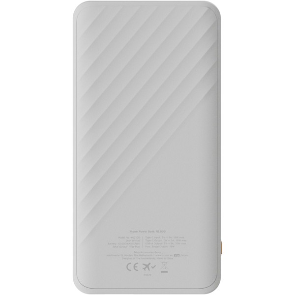 Xtorm XG210 Go2 15W 10.000 mAh fast charge power bank - White
