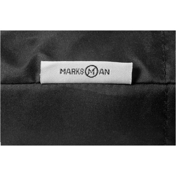 Automatický dvouvrstvý deštník Square 23" - Stříbrný / Černá