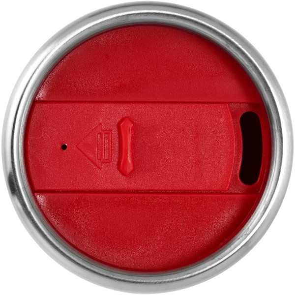 Elwood 410 ml RCS certified recycled stainless steel insulated tumbler - Red
