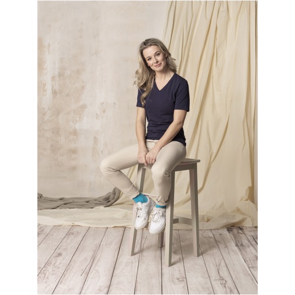 Dámské triko Kawartha s krátkým rukávem, organická bavlna - Bílá / M