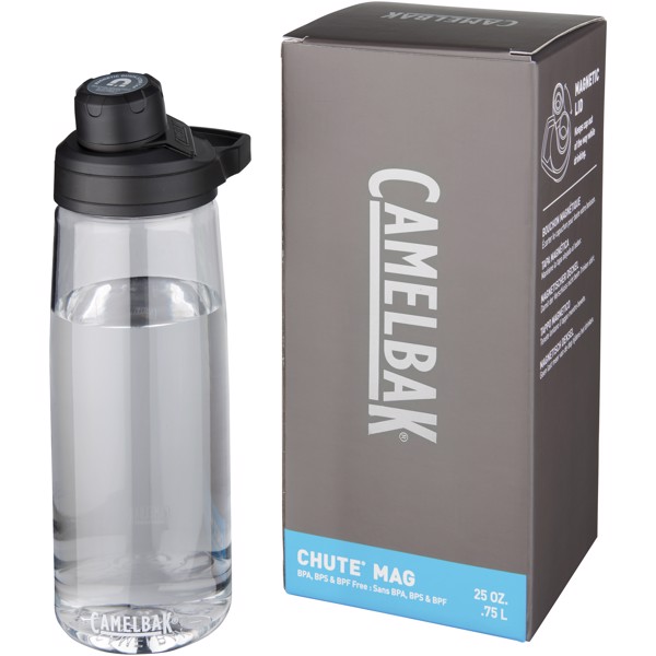 Botella Tritan™ de 750 ml "Chute Mag" - Transparente claro