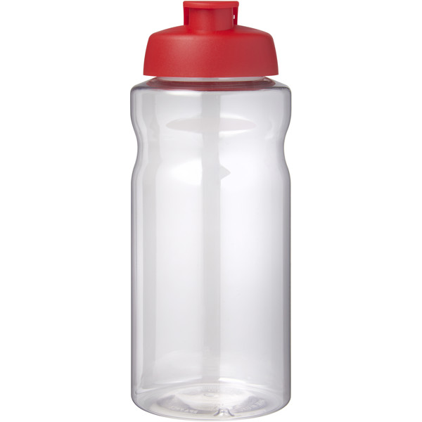 H2O Active® Big Base 1 litre flip lid sport bottle - Red