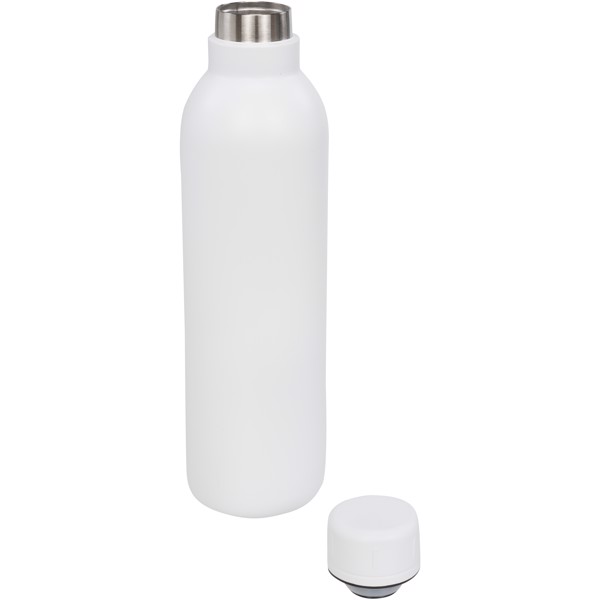 Thor 510 ml copper vacuum insulated water bottle - White