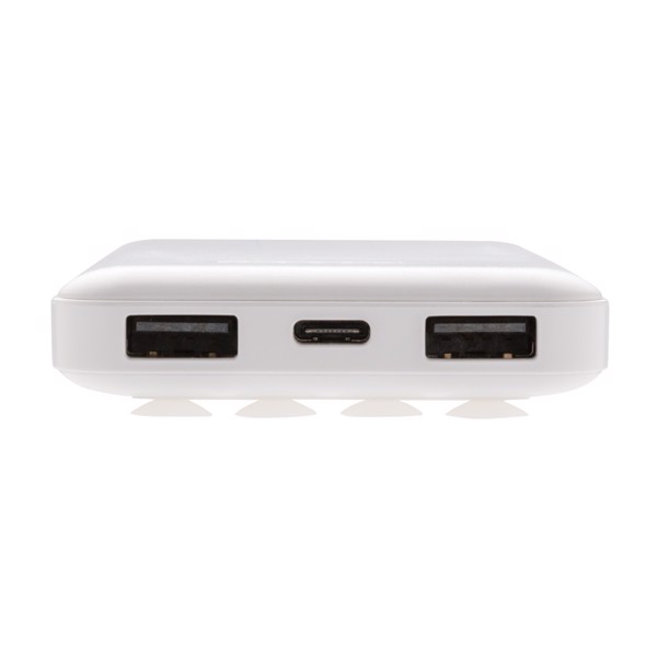 5.000 mAh wireless charging pocket powerbank - White