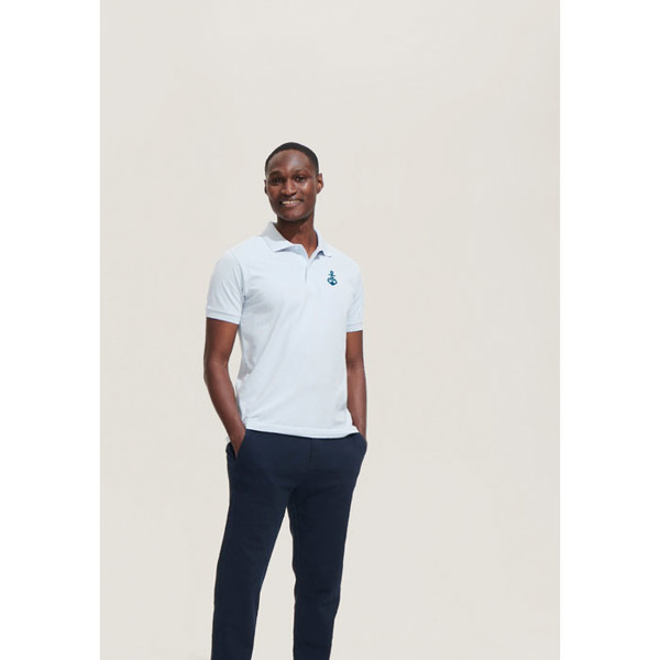 PERFECT MEN POLO 180g - White / L
