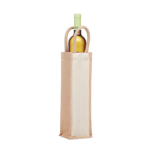 Jute wine bag for one bottle Campo Di Vino
