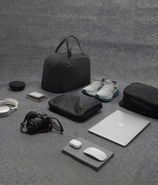 Urban Water Resistant Weekend Bag - Black / Grey