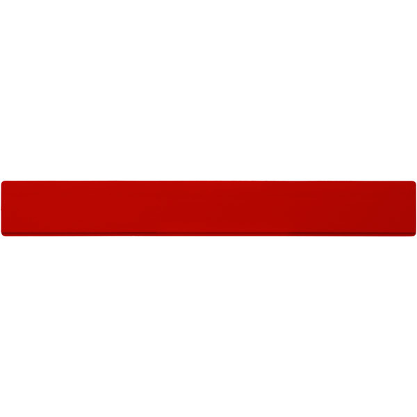 Refari 30 cm recycled plastic ruler - Red