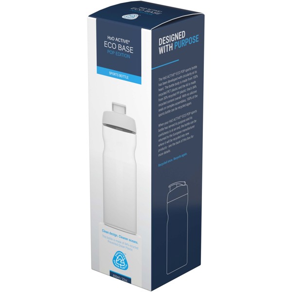 Sportovní láhev s vyklápěcím víčkem H2O Eco 650 ml