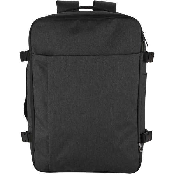 Libra 17" GRS recycled carry-on backpack 25L - Heather Charcoal