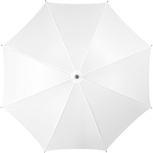 Jova 23\" umbrella with wooden shaft and handle - White