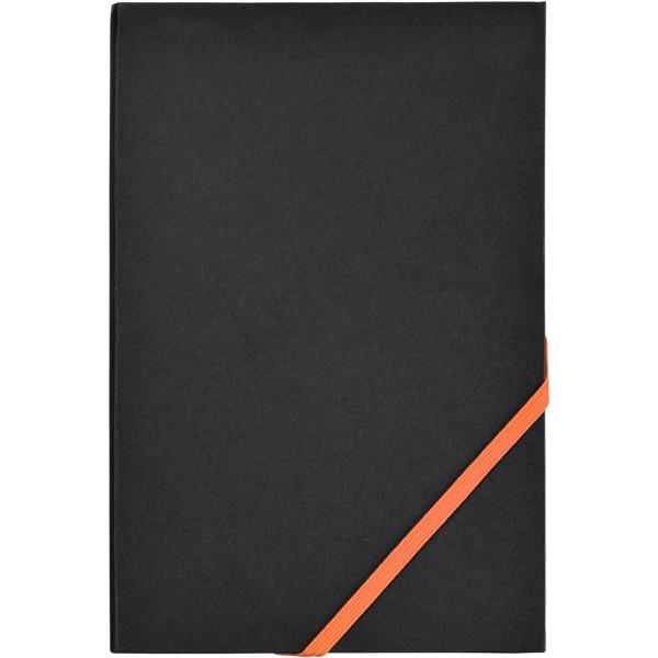 Travers Hard Cover A5 Notizbuch - schwarz / orange