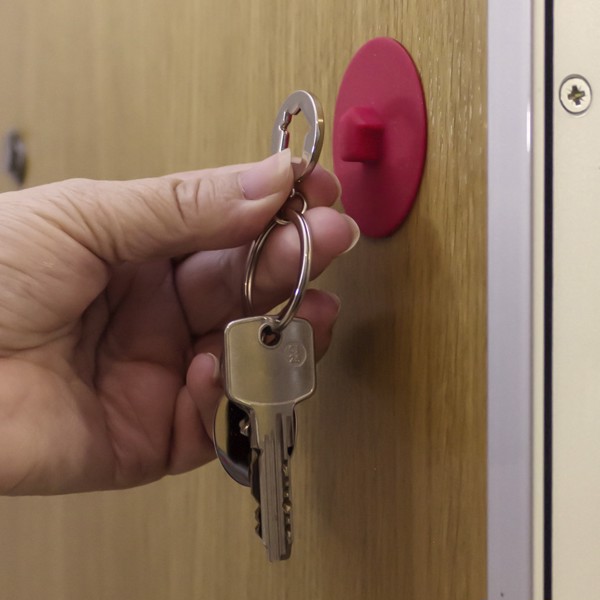 Keyring Coin Halman - White