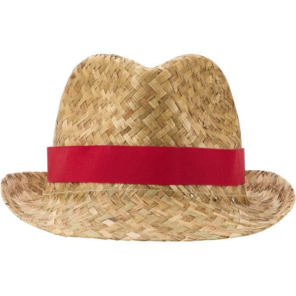 Pricus straw hat - Red / Natural