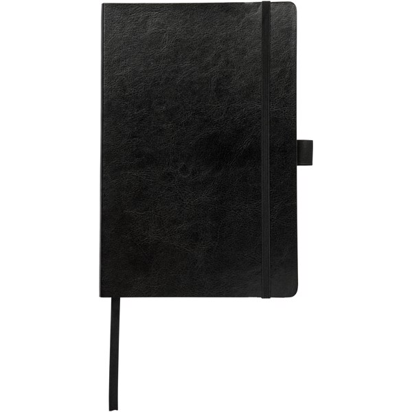 Robusta A5 PU leather notebook - Solid black