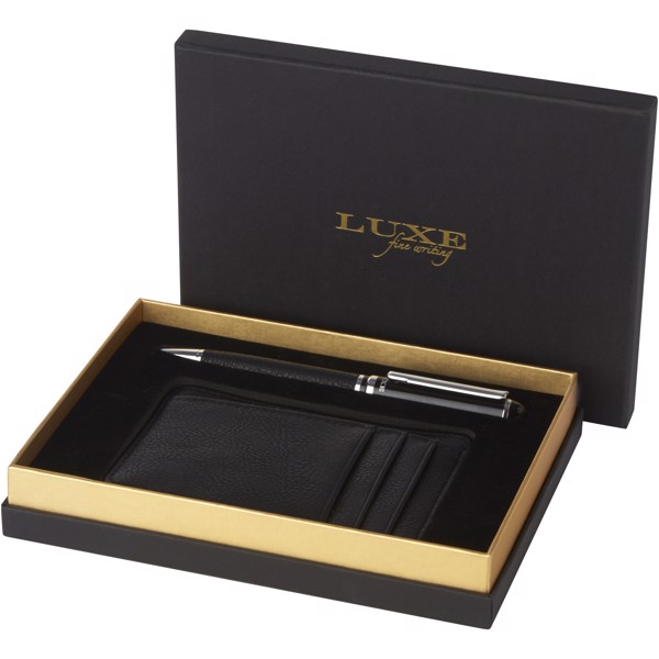Encore ballpoint pen and wallet gift set