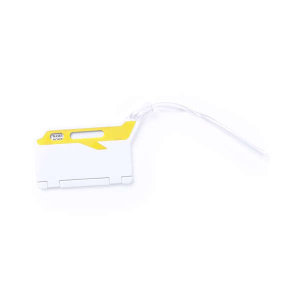 Luggage Tag Mufix - Yellow