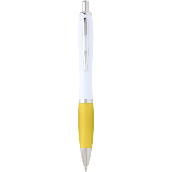 Nash recycled plastic ballpoint pen (blue ink) - Yellow