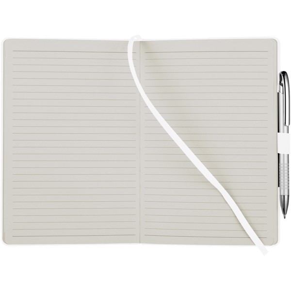 Flex A5 notebook with flexible back cover - White
