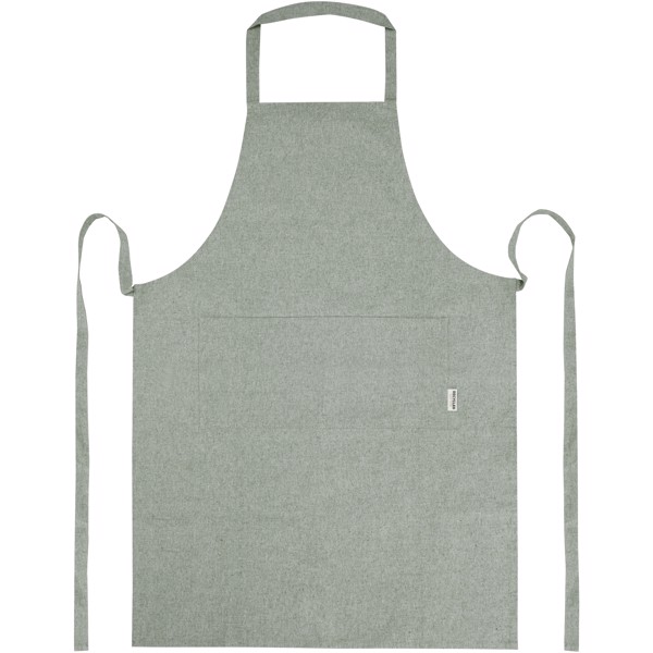 Pheebs 200 g/m² recycled cotton apron - Heather green