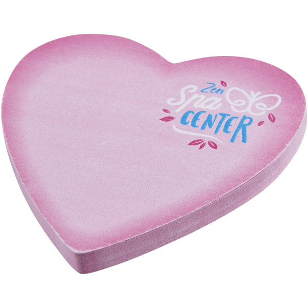 Sticky-Mate® heart-shaped recycled sticky notes