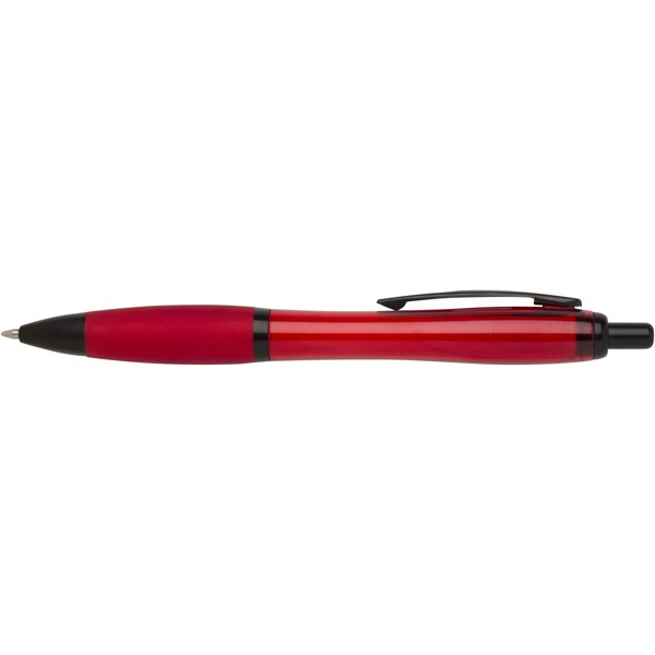 Nash recycled plastic ballpoint pen with black trims (black ink) - Red