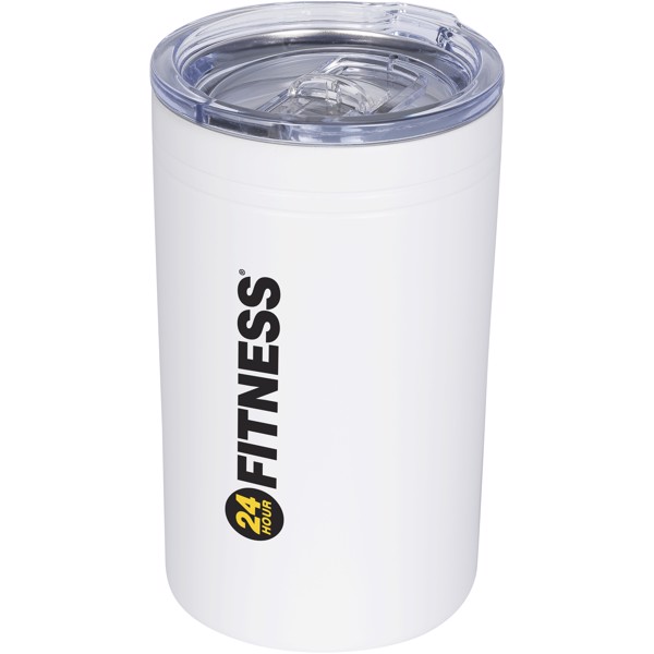 Vaso de 330 ml con aislamiento al vacío de doble pared "Pika" - Blanco