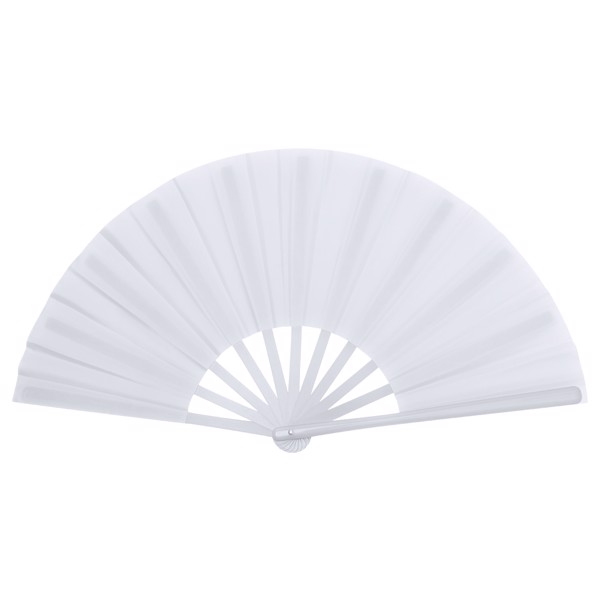 Hand Fan Tetex - White