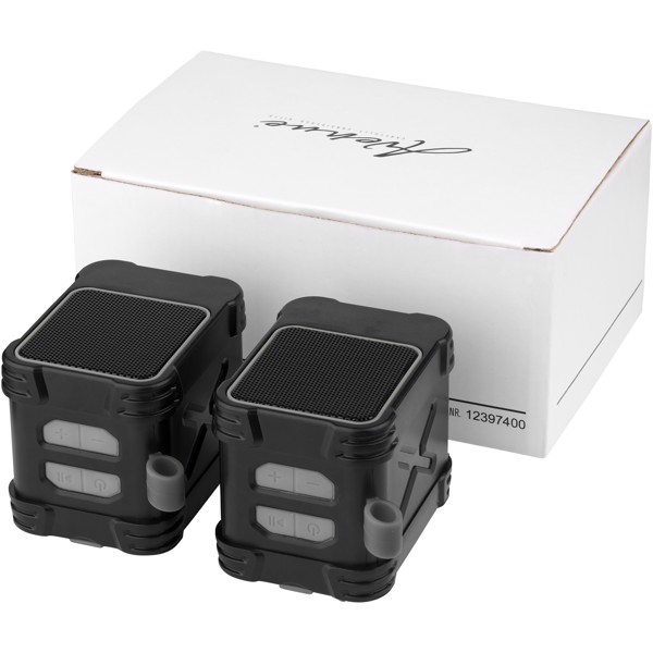 Altavoces Bluetooth® resistentes al agua para exterior "Bond"