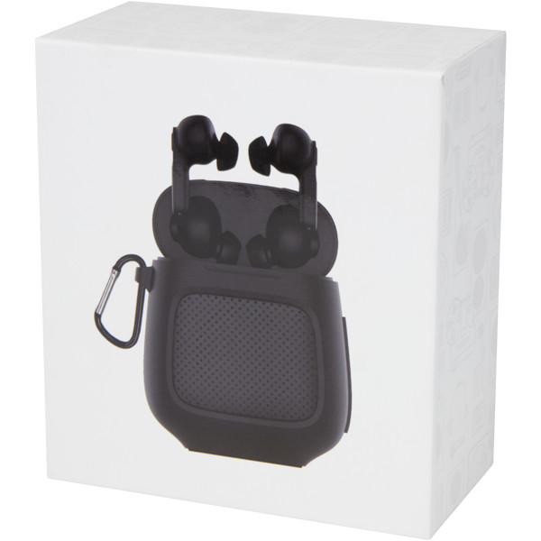 Remix auto pair True Wireless earbuds and speaker