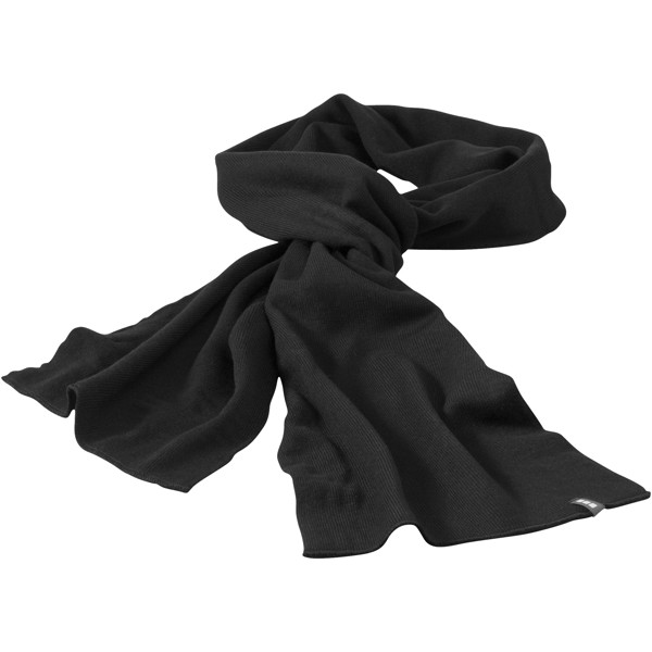 Mark scarf - Solid black