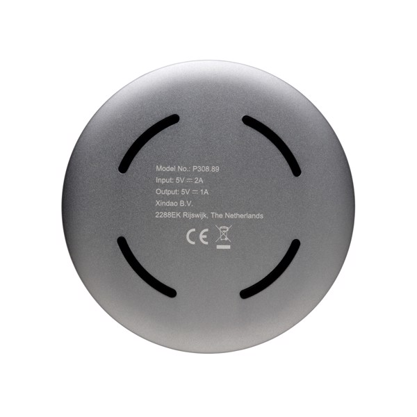 Aluminium 5W wireless charger